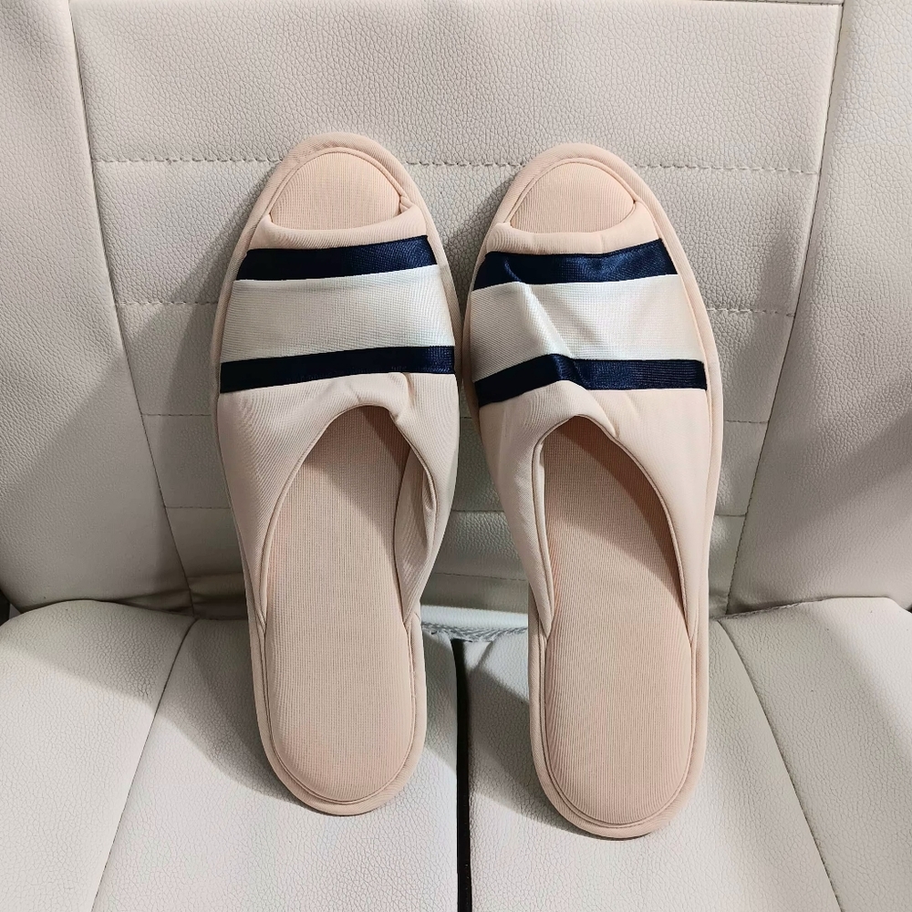 60s Vintage 💙 NWOT Vanity Fair Women's Large Slippers Washable